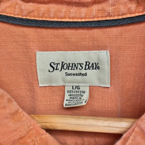 Men's St. John’s Bay Sunwashed Short Sleeve - Picture 9 of 14